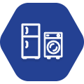 Icon of fridge and washing machine